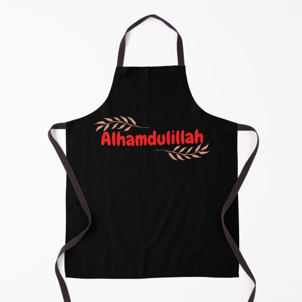 Item preview, Alhamdulillah, Praise Be to Allah - Islamic, Cute, bubble font, Red, leaves designed and sold by SemDesigns1.