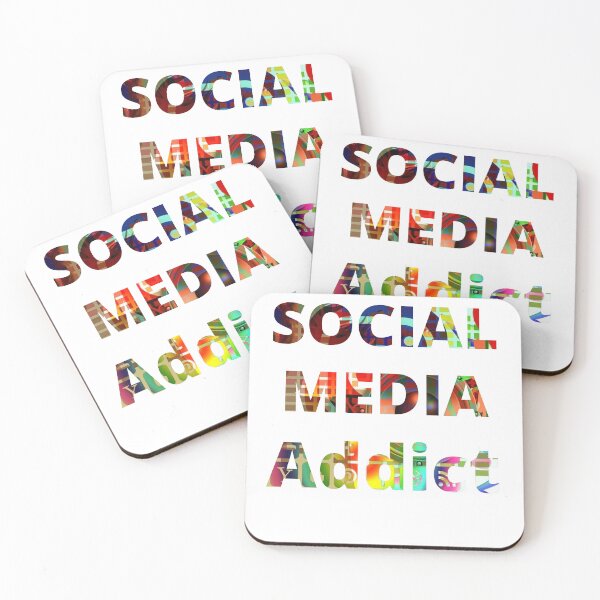 Item preview, Social Media Addict designed and sold by kryative.