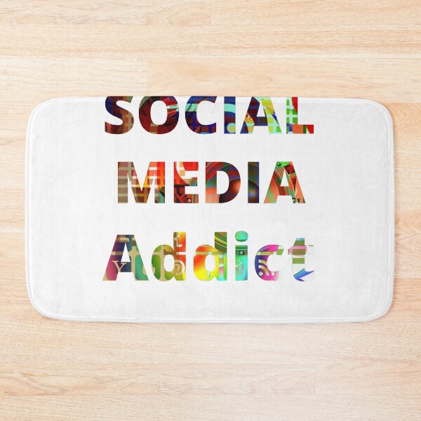 Item preview, Social Media Addict designed and sold by kryative.