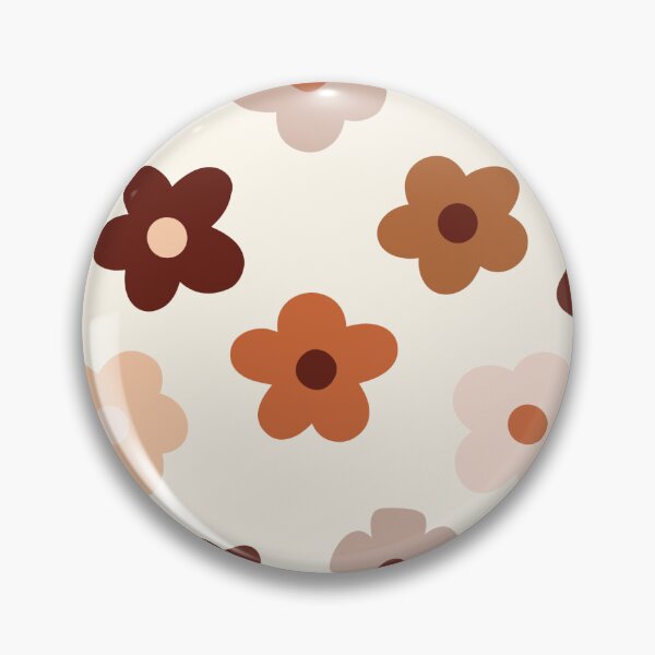 Item preview, Neutral Browns Flower Field Design Print designed and sold by sunbeamstudios.