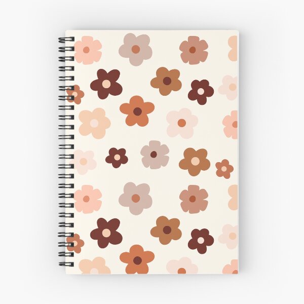 Item preview, Neutral Browns Flower Field Design Print designed and sold by sunbeamstudios.