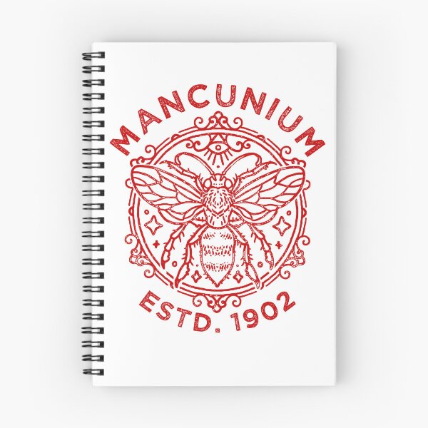 Item preview, Mancunium 1902, Manchester United FC, MUFC Football Worker Bee Design designed and sold by Proverbial Wisdom Design.