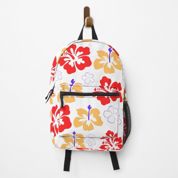 Item preview, Yellow and red Hawaiian floral background. designed and sold by Giree07.