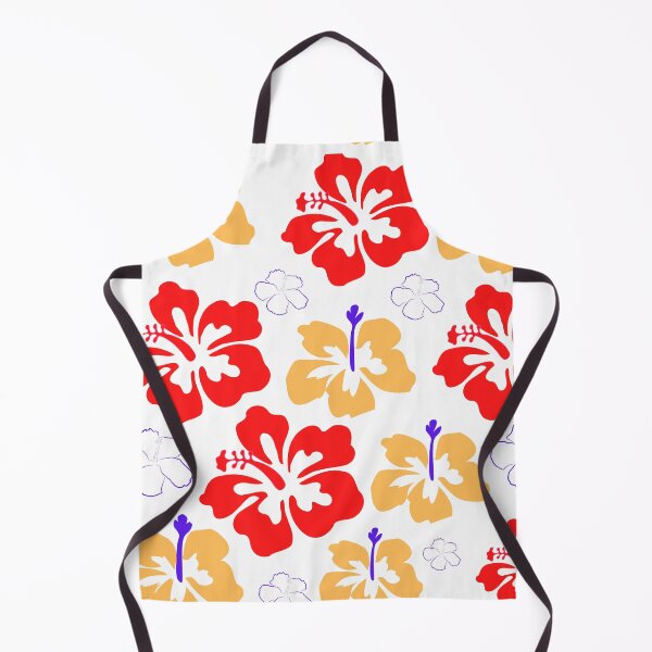 Item preview, Yellow and red Hawaiian floral background. designed and sold by Giree07.