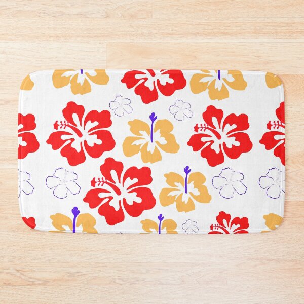 Item preview, Yellow and red Hawaiian floral background.  designed and sold by Giree07.