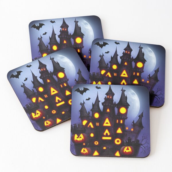 Item preview, Halloween scary castle designed and sold by DopeDesign111.