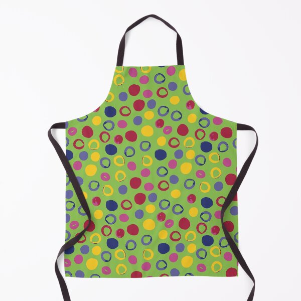 Item preview, Snazzy Lime Green Medium Polka designed and sold by Dittsim.
