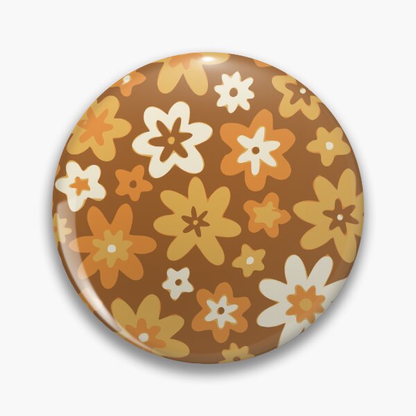 Item preview, retro floral in 70's designed and sold by UDesign04.