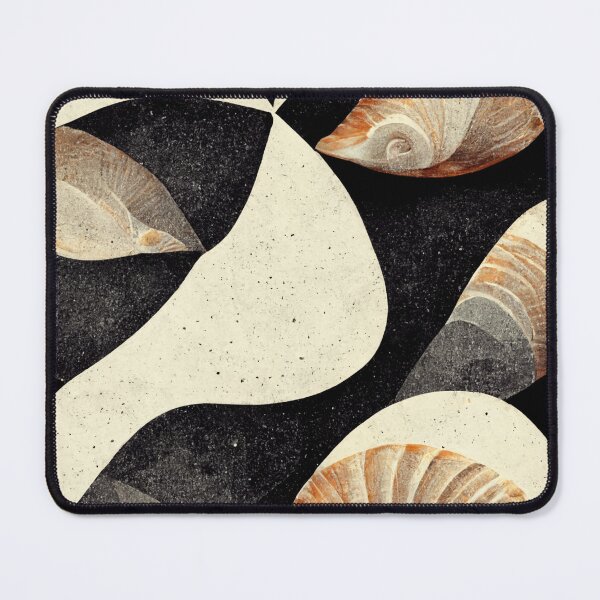 Item preview, Abstract Geometric Seashells #1 designed and sold by chika-gallery.