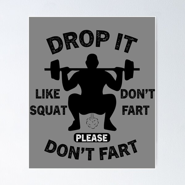 Don't Fart Funny Weight Lifting Gym Workout Fitness Gifts Art Board Print  for Sale by Gerda668899