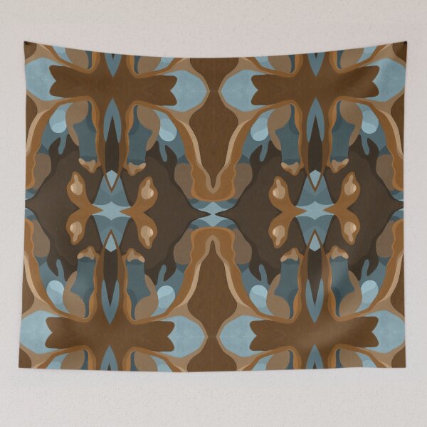 Item preview, abstract landscape pattern designed and sold by FLOWERLANE.