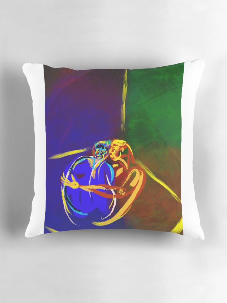 Aperçu 3 sur 4. Coussin avec l'œuvre Offre créée et vendue par Maxlings.