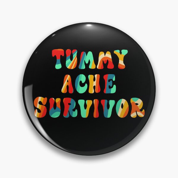 Item preview, Vintage Tummy Ache Survivor Stomachache IBS Groovy Retro designed and sold by elwandacunniff.