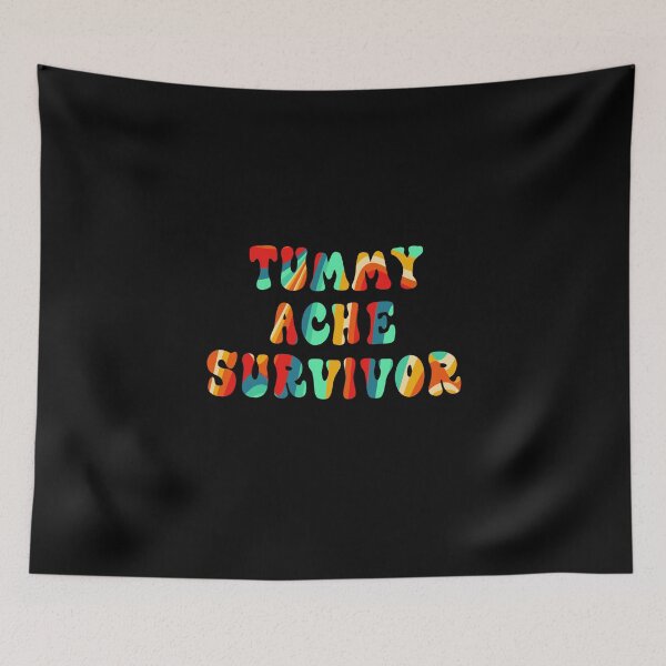Item preview, Vintage Tummy Ache Survivor Stomachache IBS Groovy Retro designed and sold by elwandacunniff.