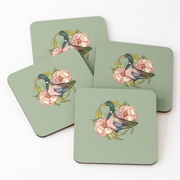 Item preview, Mallard Duck Peonies designed and sold by FrictionMaxxing.