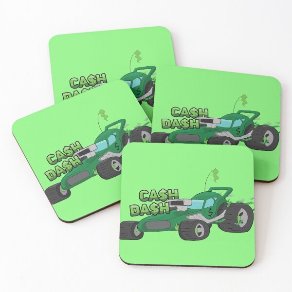 Item preview, "Cash Dash" Green Dune Buggy Cartoon Truck designed and sold by ETVdesign.