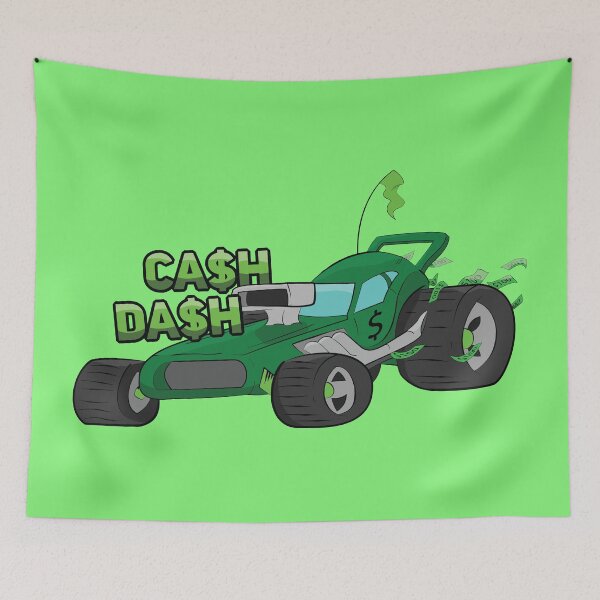 Item preview, "Cash Dash" Green Dune Buggy Cartoon Truck designed and sold by ETVdesign.