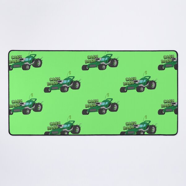 Item preview, "Cash Dash" Green Dune Buggy Cartoon Truck designed and sold by ETVdesign.