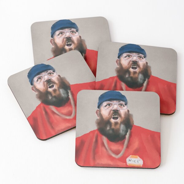 Item preview, Nick Frost portrait designed and sold by thehat24.