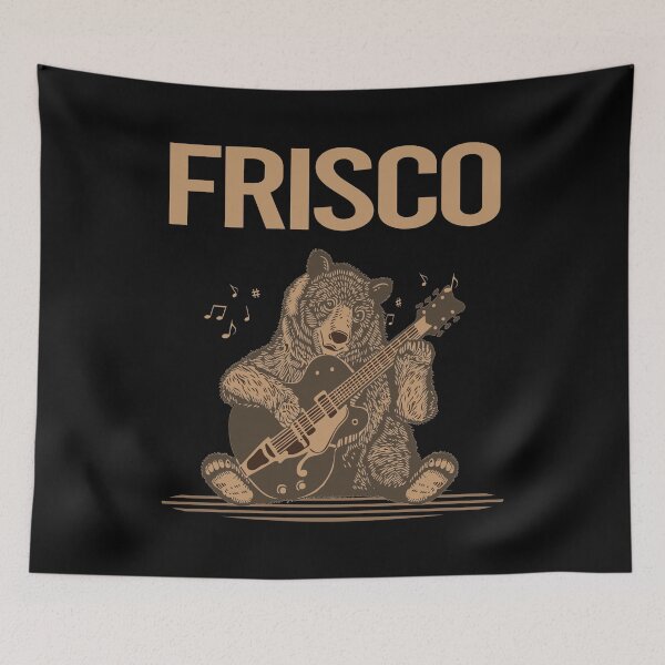 Item preview, Bear With Guitar Frisco designed and sold by hurseslossb.