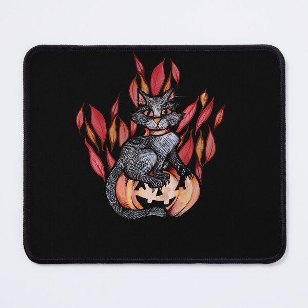 Item preview, Autumn Black Cat Jack O Lantern designed and sold by FrictionMaxxing.