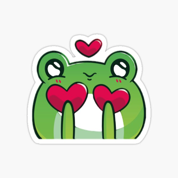 Cute Screaming Froggy Sticker For Sale By Artbygorbeau Redbubble