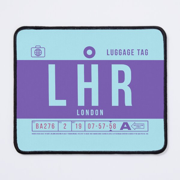 Item preview, Luggage Tag B - LHR London England UK designed and sold by VoodooCircus.
