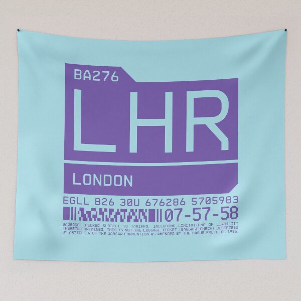 Item preview, Luggage Tag C - LHR London England UK designed and sold by VoodooCircus.