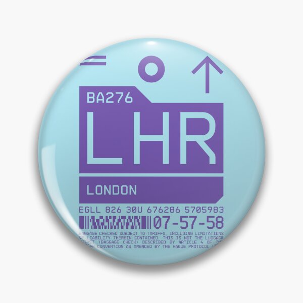 Item preview, Luggage Tag C - LHR London England UK designed and sold by VoodooCircus.