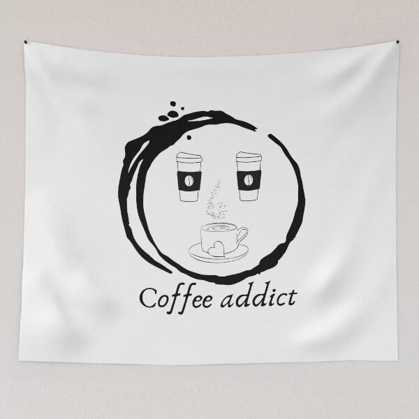 Item preview, Coffee Addict designed and sold by Elvira Hyvönen.