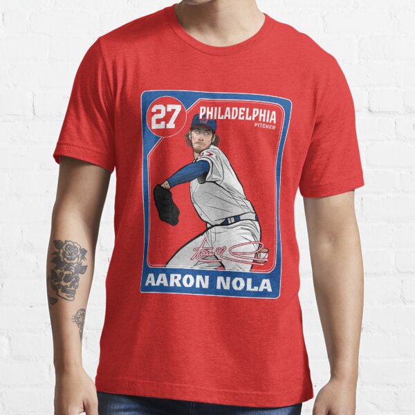 Aaron Nola Shirt  Philadelphia Baseball Men's Cotton T-Shirt