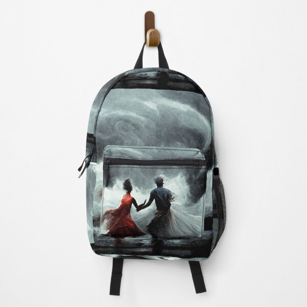 Item preview, Man and woman dancing in a storm, abstract designed and sold by SalogwynLifeArt.