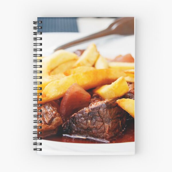 Item preview, Pieces of stewed beef with fried potatoes designed and sold by EG Creativity Art.