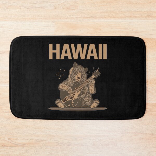 Item preview, Bear With Guitar Hawaii designed and sold by hurseslossb.