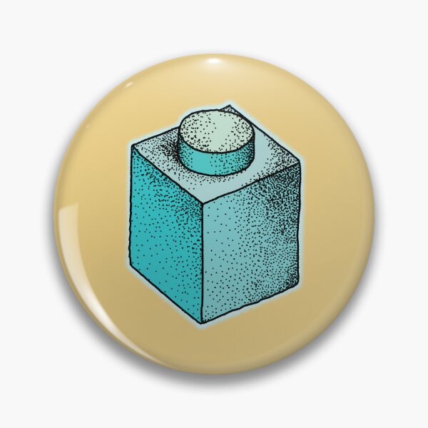 Item preview, Building blocks that lock stipple drawing - Blue & Yellow designed and sold by AbrahamicDesign.