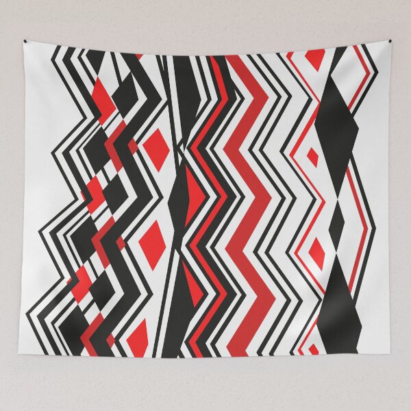 Item preview, Modern Abstract Ukrainian Ornament • Black and red designed and sold by boozkova-vorona.
