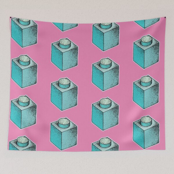 Item preview, Building blocks that lock - Blue & Pink designed and sold by AbrahamicDesign.