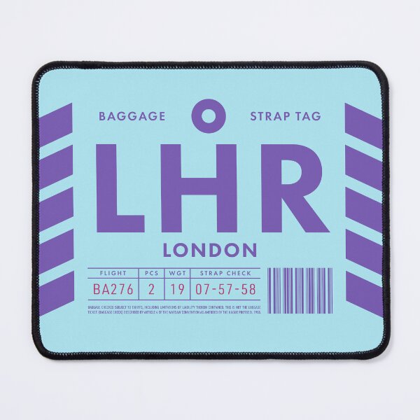 Item preview, Baggage Tag D - LHR London England UK designed and sold by VoodooCircus.