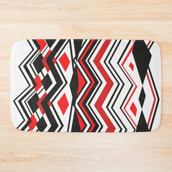 Item preview, Modern Abstract Ukrainian Ornament • Black and red designed and sold by boozkova-vorona.