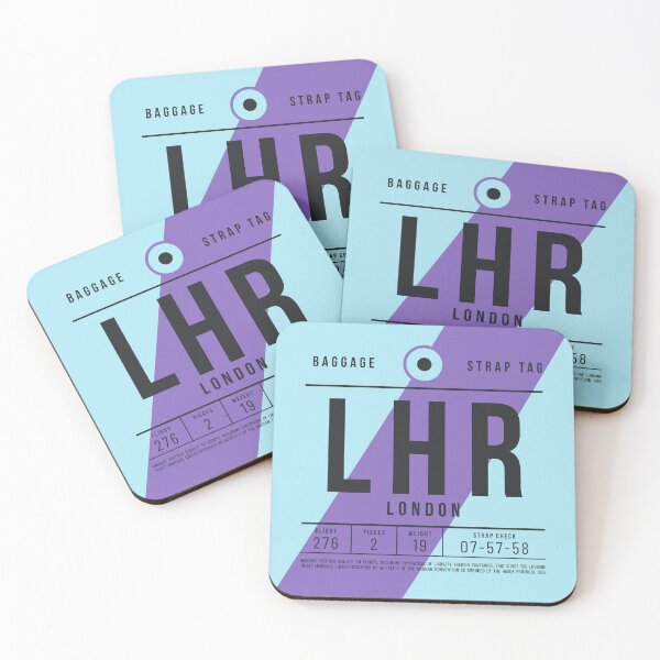 Item preview, Baggage Tag E - LHR London England UK designed and sold by VoodooCircus.