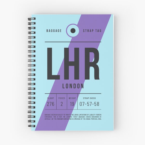 Item preview, Baggage Tag E - LHR London England UK designed and sold by VoodooCircus.