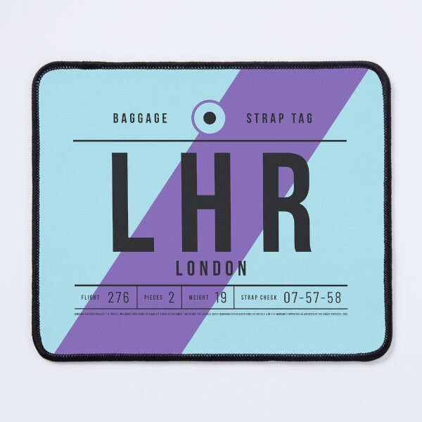 Item preview, Baggage Tag E - LHR London England UK designed and sold by VoodooCircus.