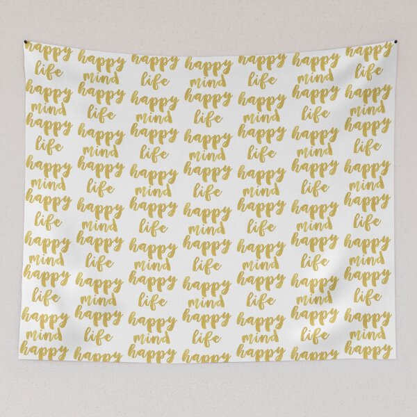 Item preview, Happy Mind, Happy Life designed and sold by Orara Studio.