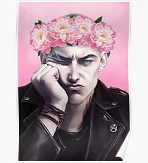 Flower crown Ronan Poster