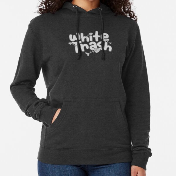 White clearance trash hoodie