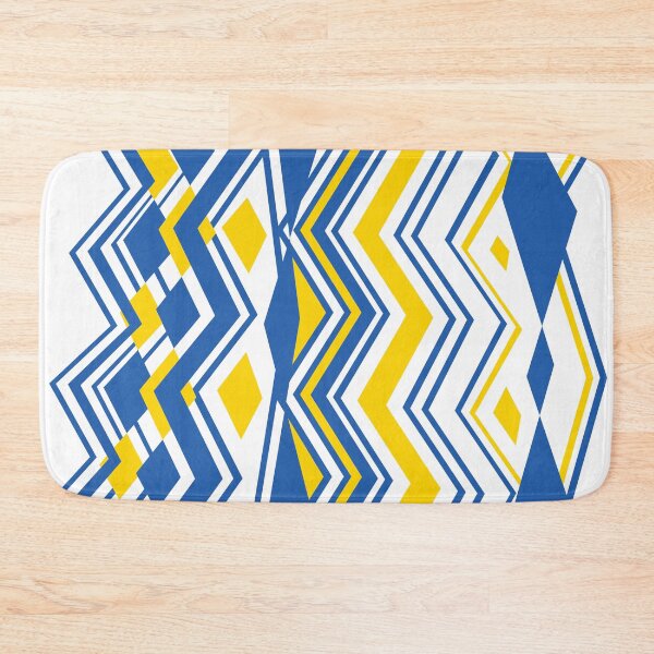 Item preview, Modern Abstract Ukrainian Ornament • Blue yellow designed and sold by boozkova-vorona.