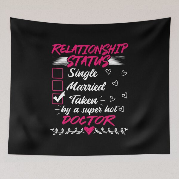 Item preview, Funny His and Her Gift Idea Doctor Relationship Status designed and sold by haselshirt.