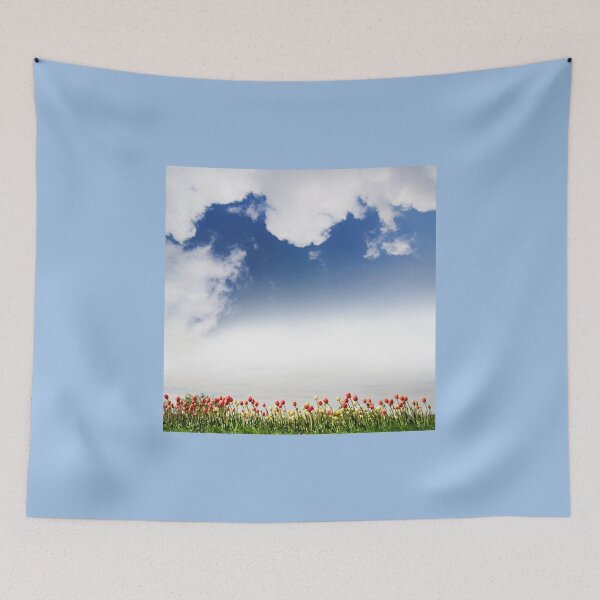 Item preview, Spring tulips and cloudscape view designed and sold by Arletta Cwalina.