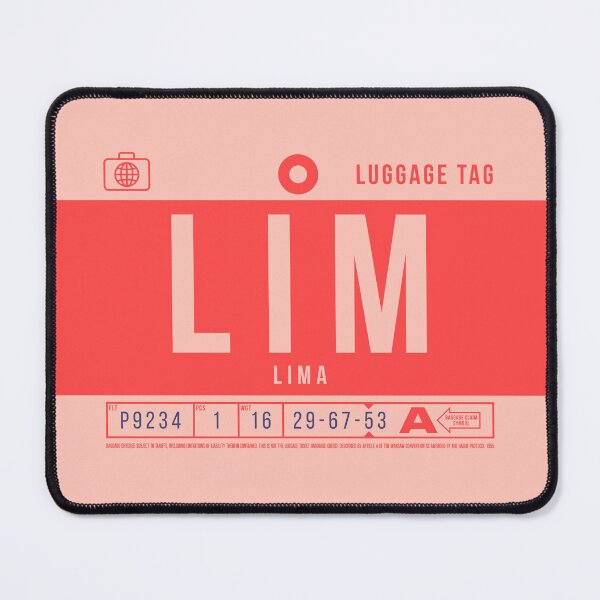 Item preview, Luggage Tag B - LIM Lima Peru designed and sold by VoodooCircus.