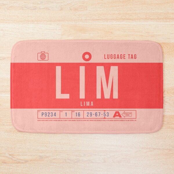 Item preview, Luggage Tag B - LIM Lima Peru designed and sold by VoodooCircus.